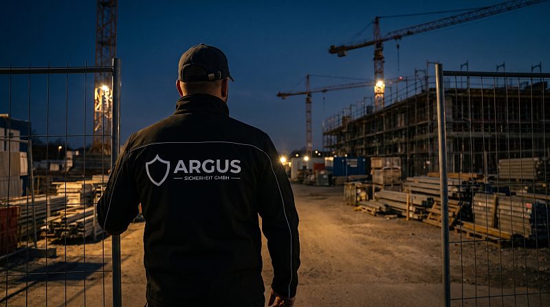 Baustellenbewachung durch die ARGUS Sicherheit GmbH